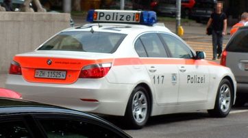 Schweizer Polizeiauto in Zürich