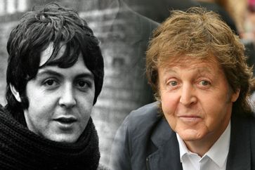 Paul McCartney 1967 und 2009. Bild: ZDF Fotograf: ZDF/Shutterstock/Alamy / [M]