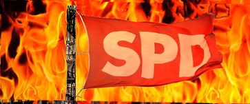 SPD Flagge (Symbolbild)