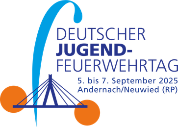 Deutscher Jungend-Feuerwehrtag Logo Bild: Screenshot Internetseite: "https://jugendfeuerwehr.de/aktionen-events/djf-tag-2025" / Eigenes Werk
