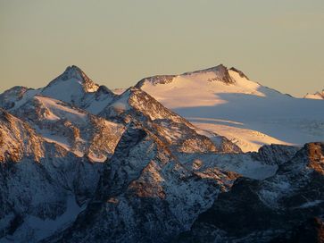 Testa del Rutor (rechts) von Norden