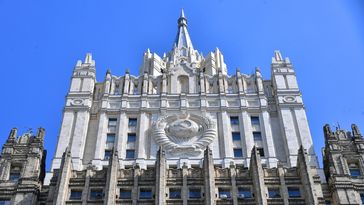 Gebäude des russischen Außenministeriums in Moskau