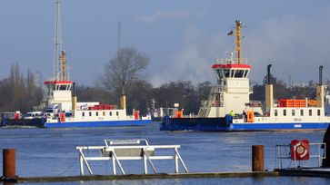 Kanalfähren Breslau und Berlin in Brunsbüttel