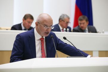 Andrei Klischas (2022) Bild: Pressestelle des Russischen Föderationsrates / Sputnik