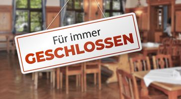 Bild: Bildmontage: Schild / Freepik; Gasthaus / Pixabay (Symbolbild) / WB / Eigenes Werk