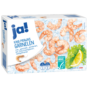 ja! King Prawns Garnelen 225g