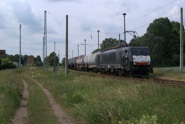 Kesselwagenzug zur PCK-Ölraffinerie nach Schwedt-Oder