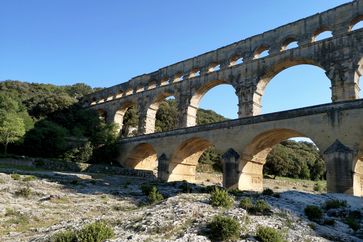 Das Aquädukt von Nîmes ist das größte bis heute erhaltene römische Bauwerk in Europa.  Bild: ZDF Fotograf: ZDF/Benoît Faure