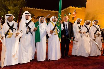 König Salman ibn Abd al-Aziz mit Donald Trump (2017)
