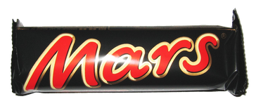 Verpackung eines Mars-Schokoriegels