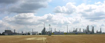 Chemie- und Industriepark Leuna - Westansicht