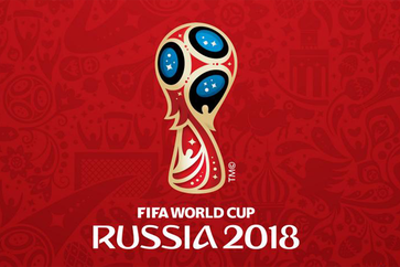 Logo Fußball-Weltmeisterschaft in Russland 2018