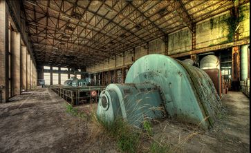 Industriebrachen & Deindustriealisierung & altes Kraftwerk (Symbolbild)