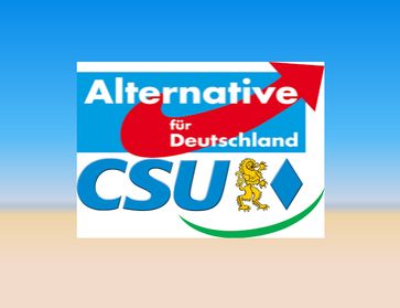 AfD-CSU Koalition Logo