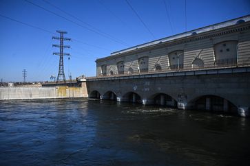 Wasserkraftwerk Kachowka Bild: Sputnik