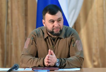 Amtierendes Oberhaupt der Donezker Volksrepublik Denis Puschilin (2023) Bild: Sputnik