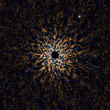 Nahinfrarot-Falschfarbenbild des "zweiten Jupiter" GJ 504b, der den sonnenartigen Stern GJ 504 umkre
Quelle: Bild: NAOJ (idw)