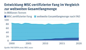 15 Prozent der weltweiten Fangmenge sind aktuell MSC-zertifiziert. Bild: MSC, Florence Bouchain Fotograf: Florence Bouchain