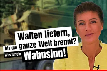 Bild: Screenshot YouTube Kanal-Video v. Sarah Wagenknecht /UM / Eigenes Werk