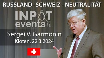 Bild: SS Video: "RUSSLAND/SCHWEIZ/NEUTRALITÄT: Teil 3/4: BOTSCHAFTER SERGEI V. GARMONIN: "Die Schweizer Neutralität"" (https://youtu.be/bzVYVZ6ECyA) / Eigenes Werk