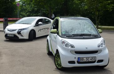 Opel Ampera und smart-ed 2012