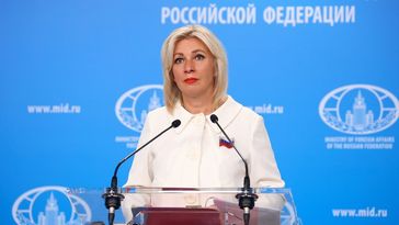 Maria Sacharowa (2022) Bild: Sputnik /  Pressedienst des russischen Außenministeriums