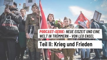 Bild: Screenshot Video: "Neue Eiszeit Teil 2: Krieg und Frieden / Leo Ensel / Podcast" (https://youtu.be/LeUYUEaUggI) / Eigenes Werk