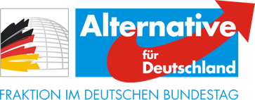 Logo der AfD (Alternative für Deutschland)-Bundestagsfraktion