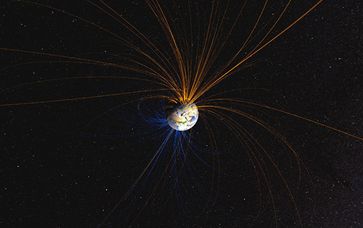 Bild: CC BY 2.0 / NASA Goddard Space Flight Center / Dynamic Earth - Earth’s Magnetic Field