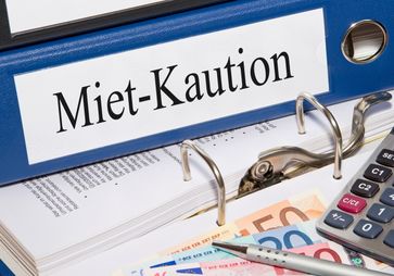 Mietkaution - Ordner mit Geld  Bild: Sohn Finanzberatung Fotograf: DOC RABE Media