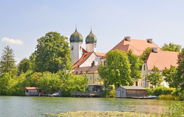 Kloster Seeon, Ansicht von Westen