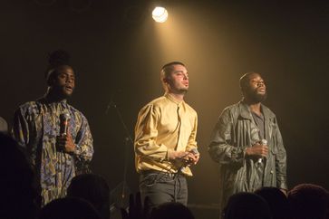 Young Fathers live am 27. April 2014 , Archivbild