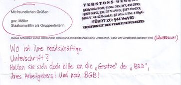 „Urteile“ ohne Unterschrift der Richter sind Scheinurteile und entfalten keinerlei Rechtskraft oder Rechtswirksamkeit; sind somit völlig ohne Bedeutung.