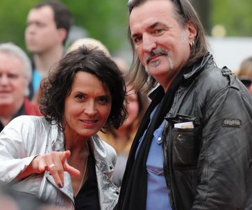Ulrike Folkerts und Andreas Hoppe bei der Verleihung des Grimme-Preises 2014.