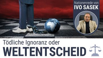 Bild: SS Video: "Tödliche Ignoranz oder Weltentscheid – Rede an die Nationen von Ivo Sasek" (www.kla.tv/25258) / Eigenes Werk