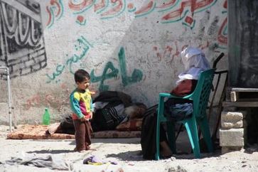 Familien stehen im Gazastreifen oft vor dem Nichts. / Bild: "obs/SOS-Kinderdörfer weltweit/Hermann-Gmeiner-Fonds/Shady Alassar"