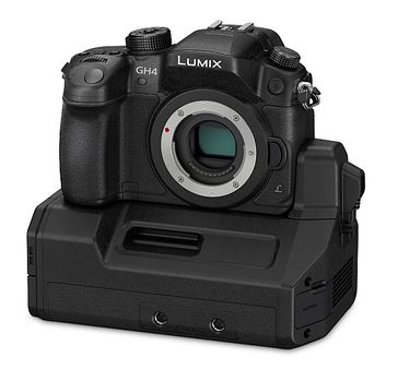 Panasonic Lumix DMC-GH4UE-K Systemkamera mit Video-Interface
