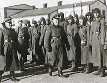 Lagerleiter Karl Streibel im Zwangsarbeitslager Trawniki (vor 1945)
