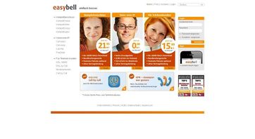 Webseite von easybell
