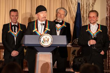 U2 bei der Verleihung des Kennedy-Preises (2022)