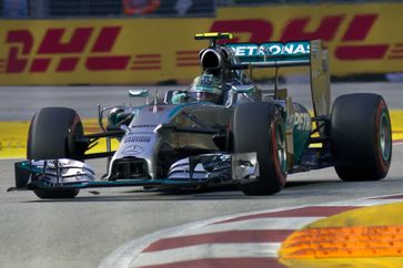 Rosberg beim Großen Preis von Singapur 2014