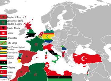 Eurabia oder Eurabische Union (Symbolbild)