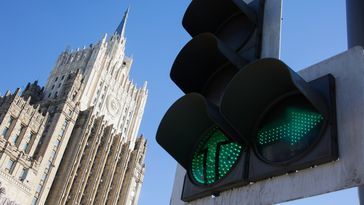 Das Gebäude des russischen Ministeriums für auswärtige Angelegenheiten in Moskau. Bild: Sputnik / Vitaliy Belousov