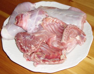 Kaninchenfleisch