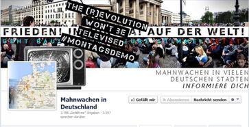 Screenshot der Gruppe "montagsmahnwache"