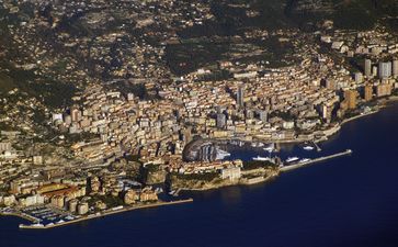 Luftansicht Monacos