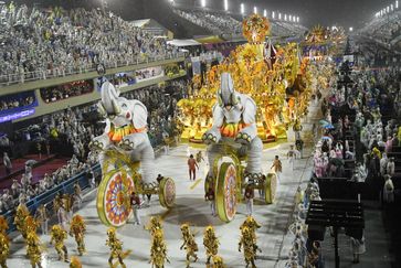 Parade der Sambaschule Acadêmicos do Salgueiro in Rio de Janeiro, Februar 2020 Bild: Embratur Fotograf: A.PAES