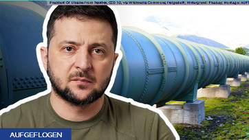 Bild: President Of Ukraine from Україна, CC0 1.0, via Wikimedia Commons; freigestellt; Hintergrund: Pixabay; Montage: AUF1 / Eigenes Werk