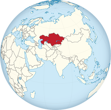 Kasachstan auf der Welt