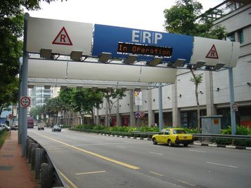 City-Maut: „Electronic Road Pricing“ in Singapur